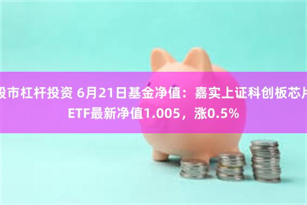 股市杠杆投资 6月21日基金净值：嘉实上证科创板芯片ETF最新净值1.005，涨0.5%