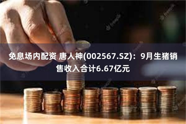 免息场内配资 唐人神(002567.SZ)：9月生猪销售收入合计6.67亿元