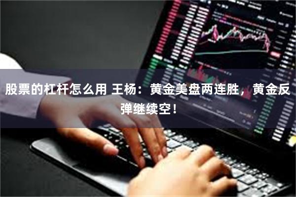 股票的杠杆怎么用 王杨：黄金美盘两连胜，黄金反弹继续空！