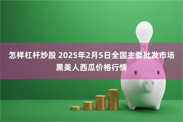 怎样杠杆炒股 2025年2月5日全国主要批发市场黑美人西瓜价格行情