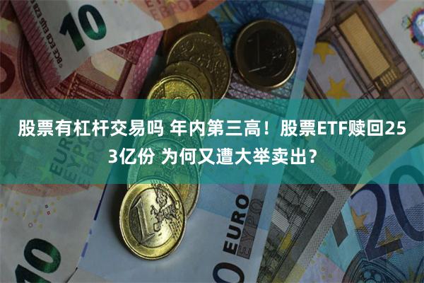 股票有杠杆交易吗 年内第三高!股票ETF赎回253亿份 为何又遭大举卖出?